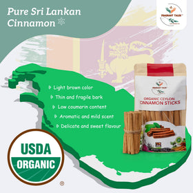 Fragrant Tales ALBA cinnamon sticks release citrus aroma while brewing warm cider.