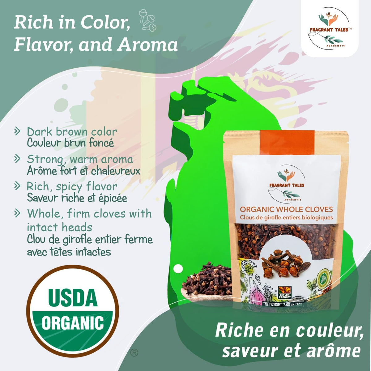 Fragrant Tales resealable pouch packaging preserves freshness between uses