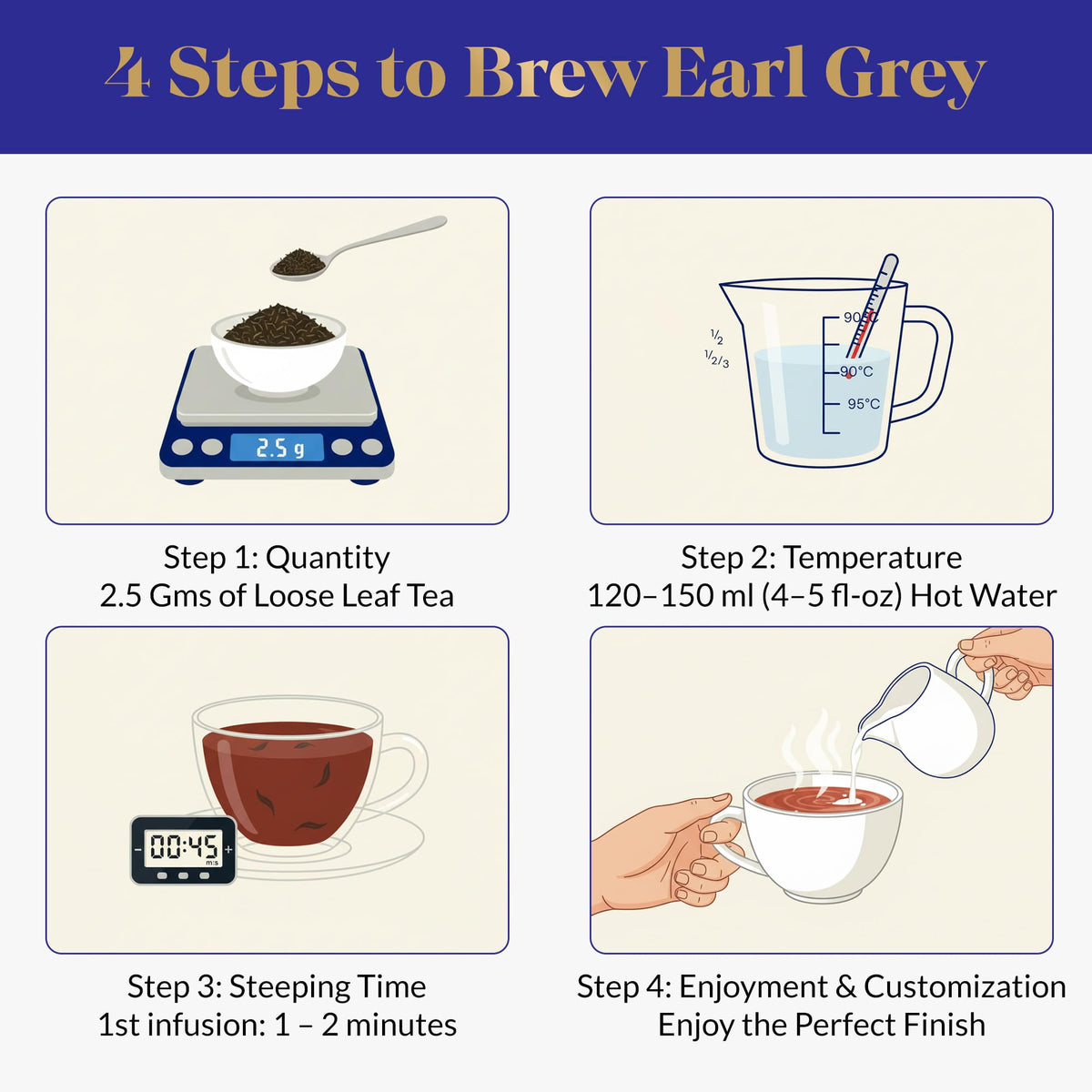 Fragrant Tales Earl Grey cold brew setup for refreshing iced tea.