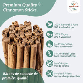 Fragrant Tales organic cinnamon sticks ready for baking and dessert ideas