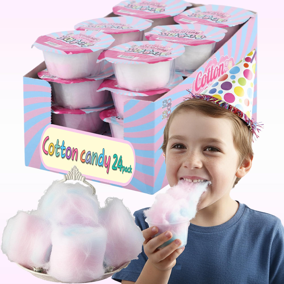 Fragrant Tree cotton candy mini-pack arrangement for festive parties