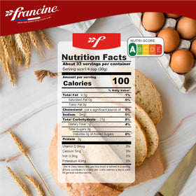 Francine T55 flour pastry dessert, perfect for delicate pastries and tender textures.