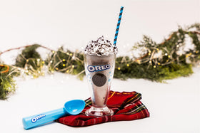Blue Frankford OREO ice cream scoop for easy servings