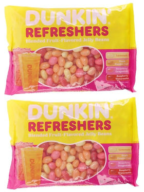 Frankford Dunkin' Refreshers jelly beans Easter bag front for shareable treats.