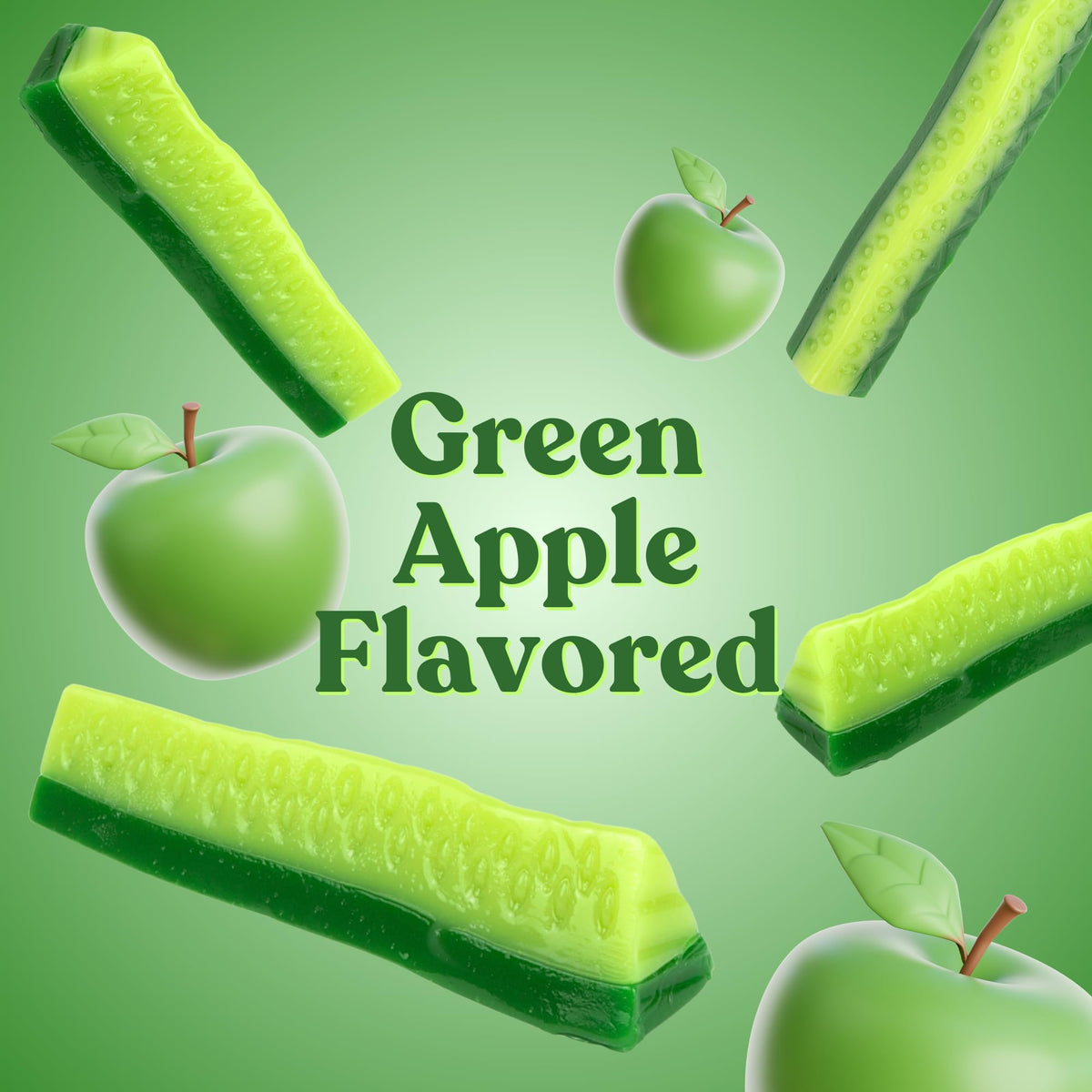 Frankford green apple gummies offer a tangy, sweet twist for snacking.