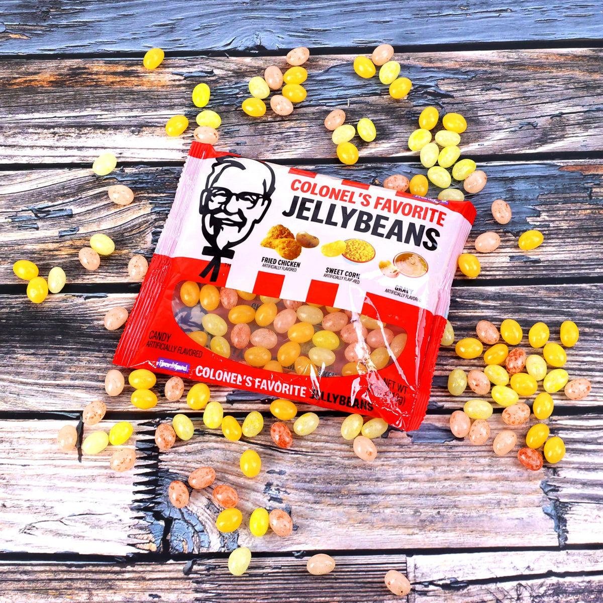 Frankford KFC gravy jelly beans in bag; fun gag gift for foodie friends