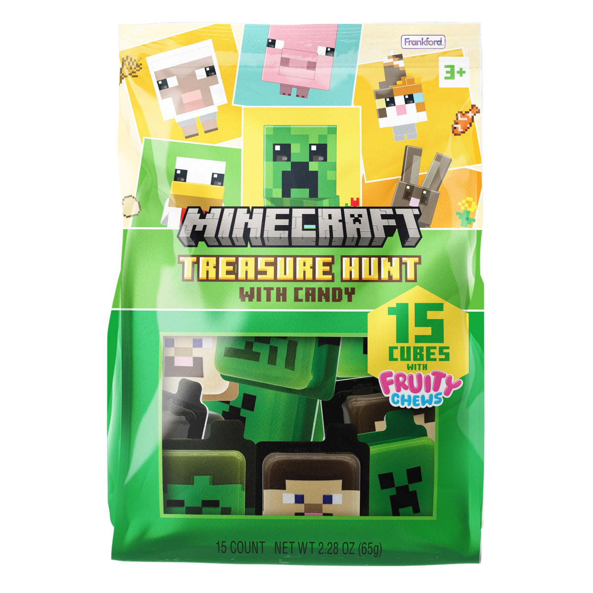 Frankford Minecraft pre-filled egg candy ready for Easter fun.