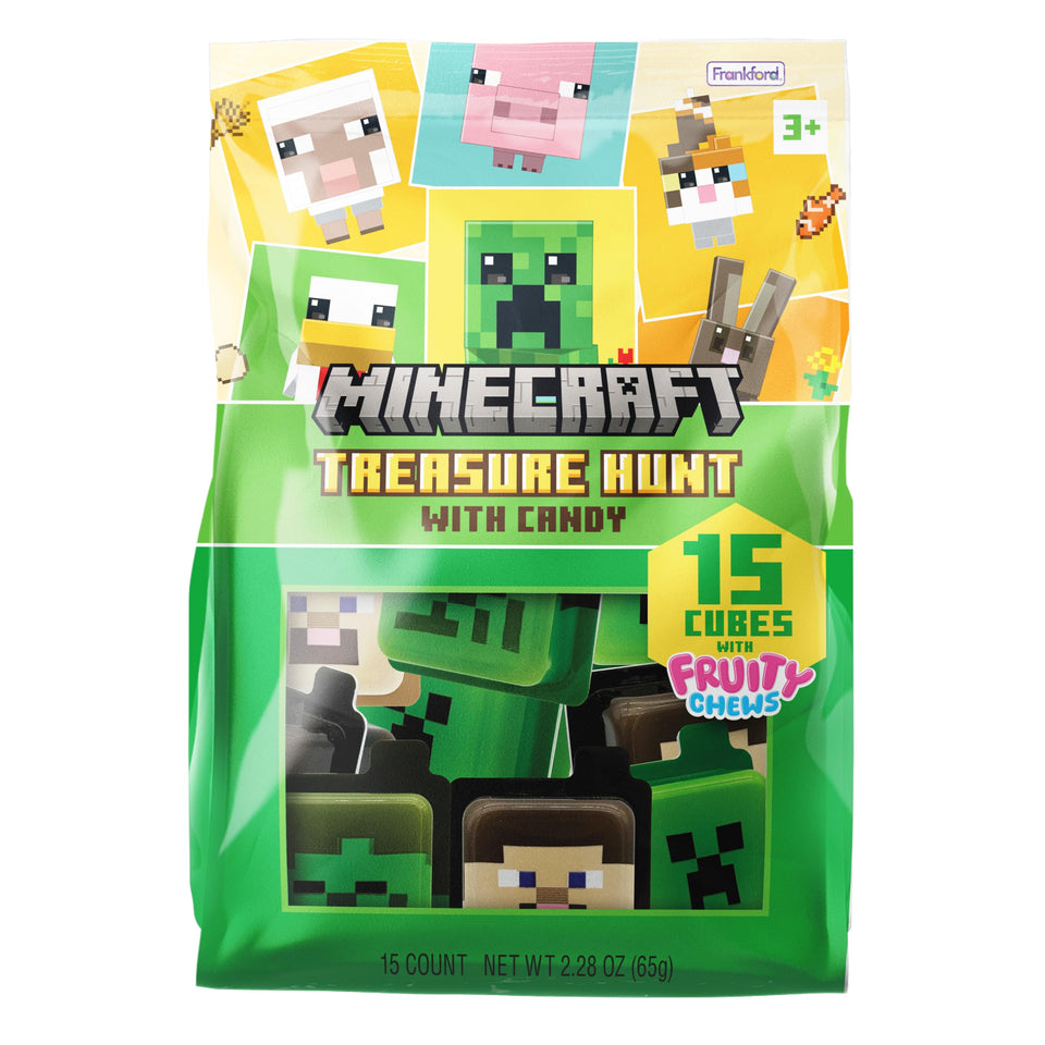 Frankford Minecraft pre-filled egg candy ready for Easter fun.