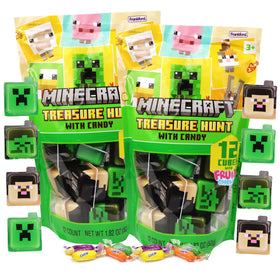 Frankford Minecraft treasure hunt eggs with Creeper designs for Easter egg hunts.