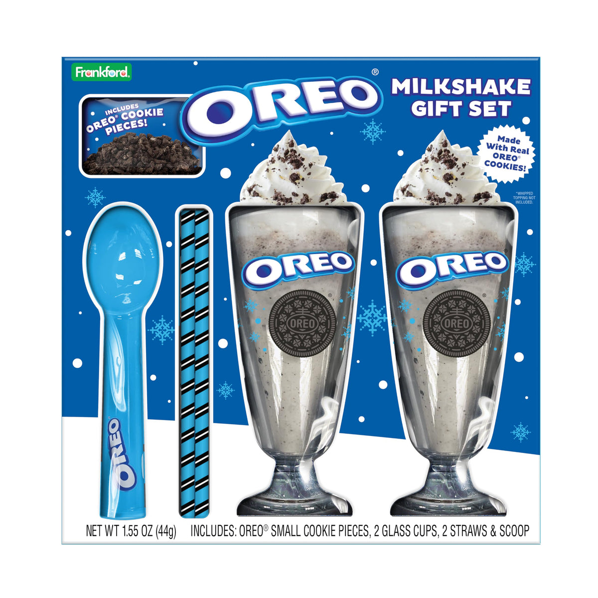 Frankford OREO milkshake cups ready for entertaining and desserts