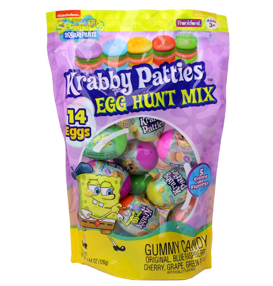Frankford SpongeBob Krabby Patty eggs pack for Easter hunts