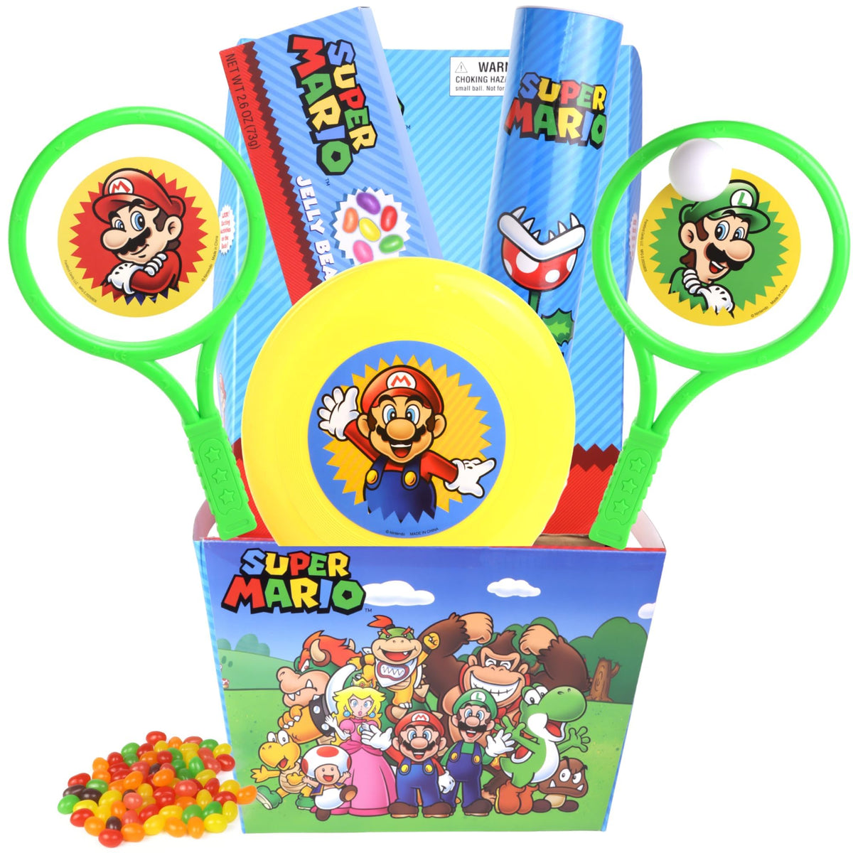 Frankford Super Mario Easter Basket frisbee with bright graphics, ideal for outdoor play