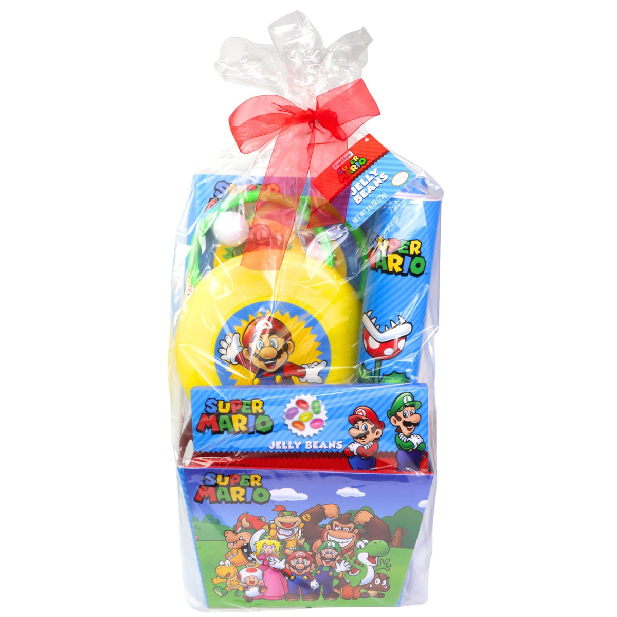 Frankford Super Mario Easter Basket full graphics display, festive Easter décor
