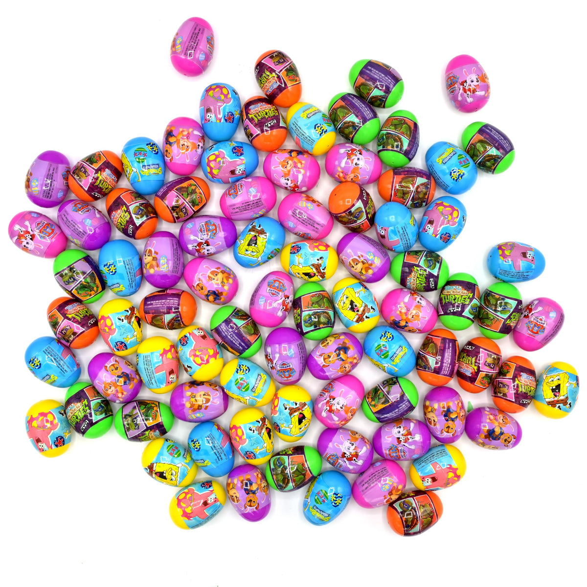 Frankford TMNT egg close-up, bold imagery sparks kids’ excitement.