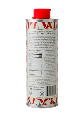Frankies 457 Spicy Calabrian Chili Oil pizza drizzle highlights Sicilian flavor for pizzas, breads, and finishing