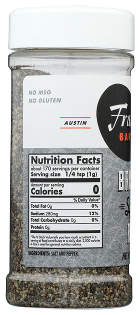 Franklin Barbecue Brisket Spice Rub on-brisket-raw – ready-to-use for rub application before cooking.