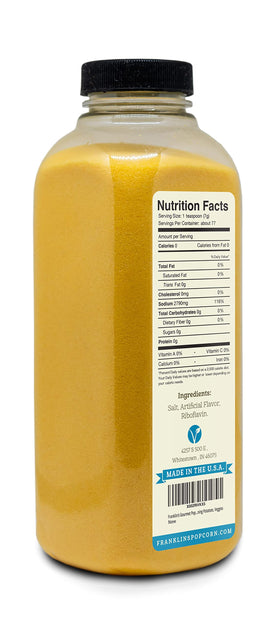 Butter Salt used on meats and potatoes as a flavor boost with Franklin's