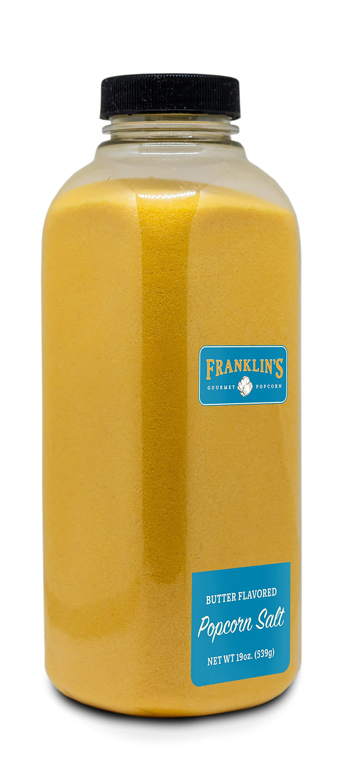 USA-made seal on Franklin's Butter Flavored Salt label