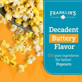 Franklin's popcorn oil setup ready for movie night snacks.