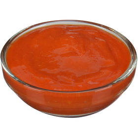 Frank's RedHot Buffalo Sauce on a pizza slice for zing
