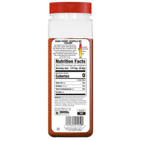Pour shot of Nashville Hot Seasoning bottle enhances fries with spicy-sweet flavor
