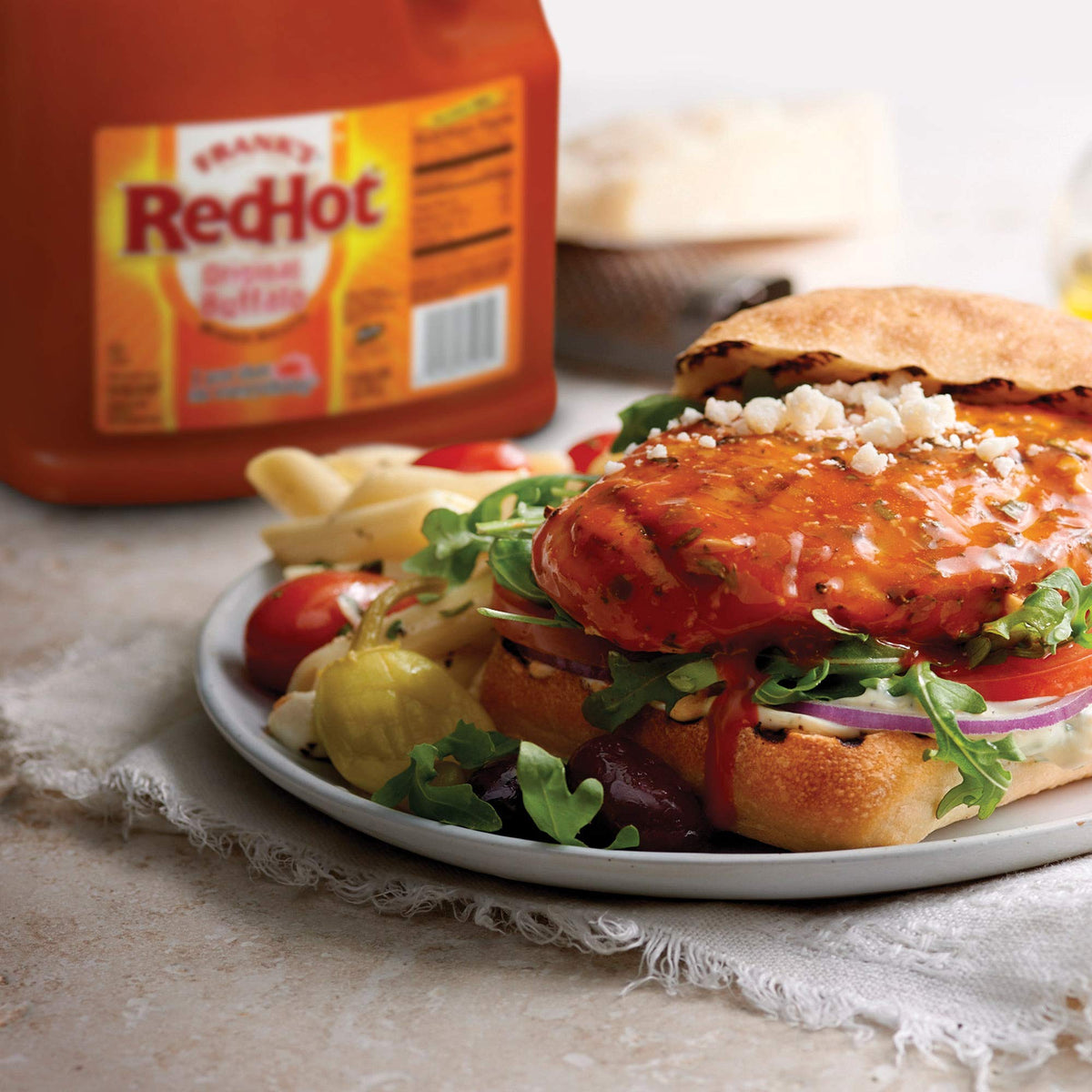Glazed wings featuring Frank's RedHot Original Buffalo Wings Sauce with bold heat
