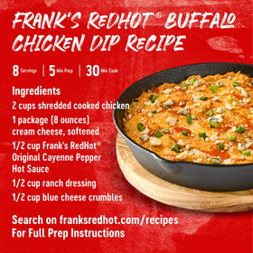 Pantry bottle of Frank's RedHot Original Cayenne Sauce ready for cooking