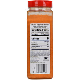 Franks RedHot Original Seasoning on wings dry rub showcases crave-worthy heat.