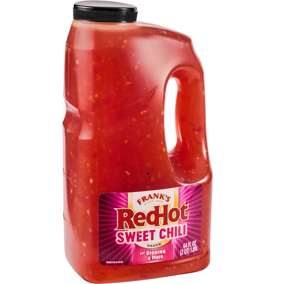 Franks RedHot Sweet Chili Sauce bottle ready to elevate wings with bold flavor