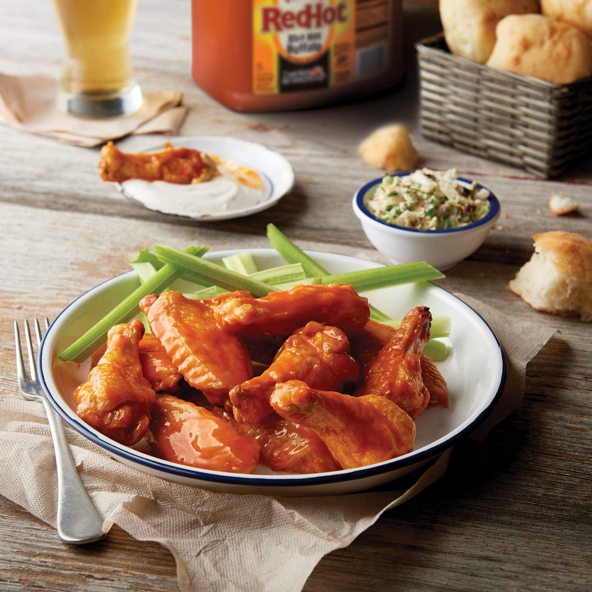 Frank's RedHot Xtra Hot Buffalo Wings Sauce meat-dishes-pairing boosts chicken and beef dishes.