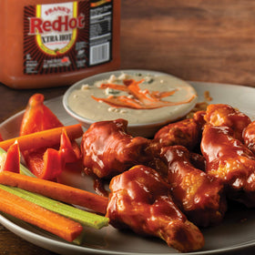 Frank's RedHot Xtra Hot marinade-dressing for flavorful finishes