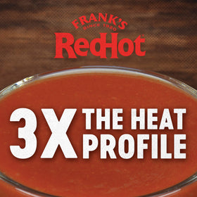 Frank's RedHot Xtra Hot pizza-topping adds heat and signature flavor