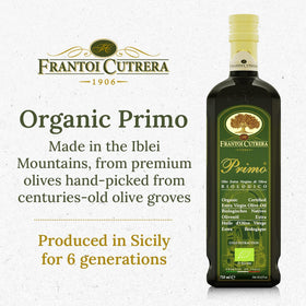 Frantoi Cutrera Primo drizzle over crusty bread to elevate bruschetta