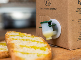 Traditional pressing imagery for Frantoio Uliveti Umbri olive oil