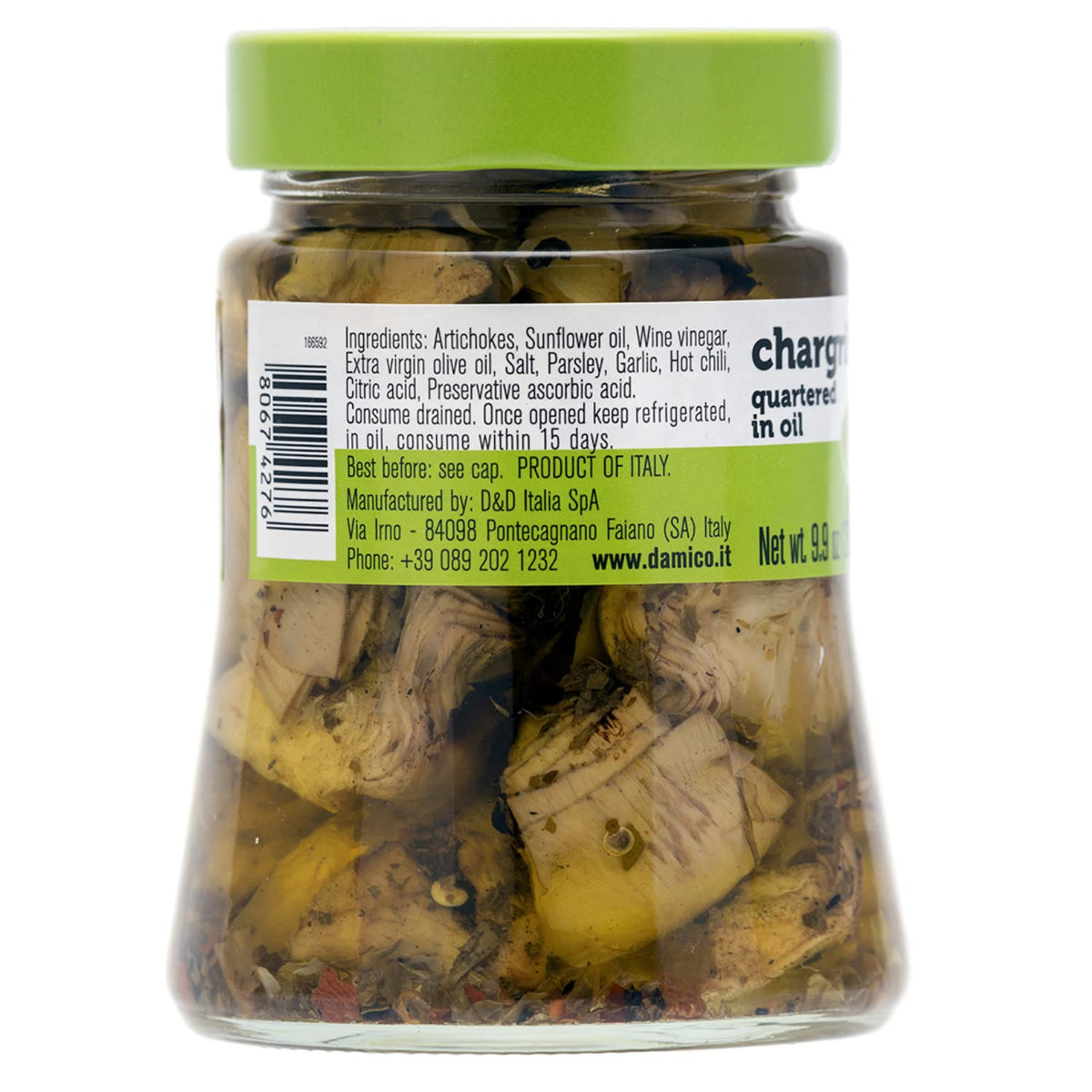 FRATELLI D'AMICO artichokes in oil, versatile pasta topping