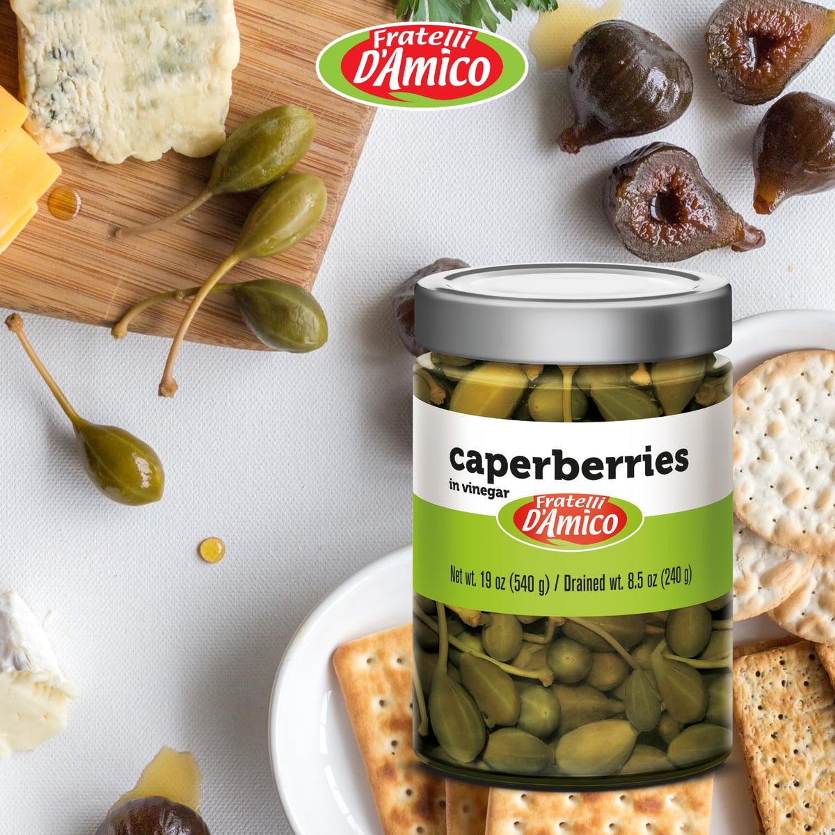 FRATELLI D'AMICO caperberries garnish meat and fish dishes with Mediterranean flair