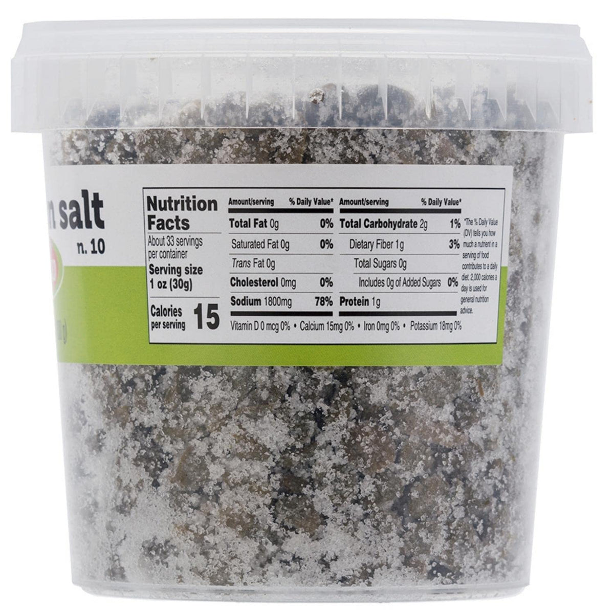 FRATELLI D'AMICO capers in salt soak: rinse to reduce saltiness before cooking.