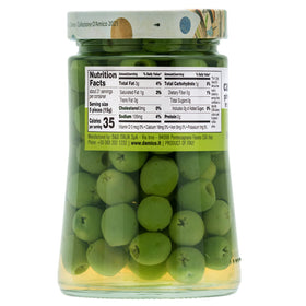Fratelli D'Amico Castelvetrano olives close-up highlights buttery texture and fresh appearance