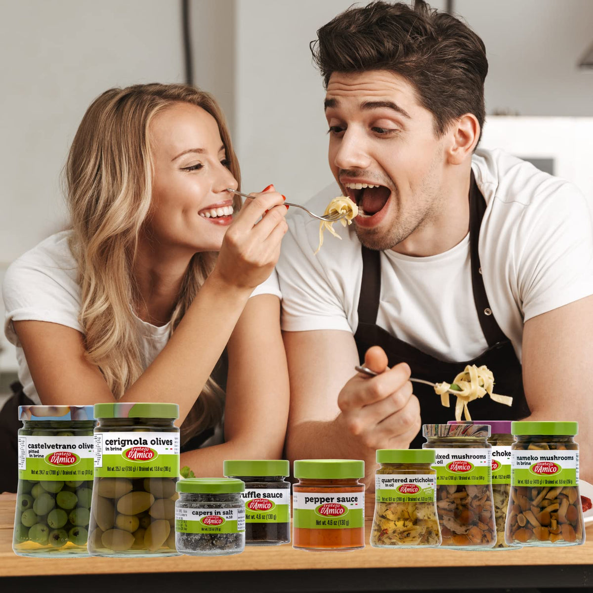 FRATELLI D'AMICO mushrooms enhance pasta and polenta with rich mushroom flavor.