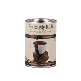 Fraus Dark Choco Hot Chocolate packaging with resealable bag keeps freshness.