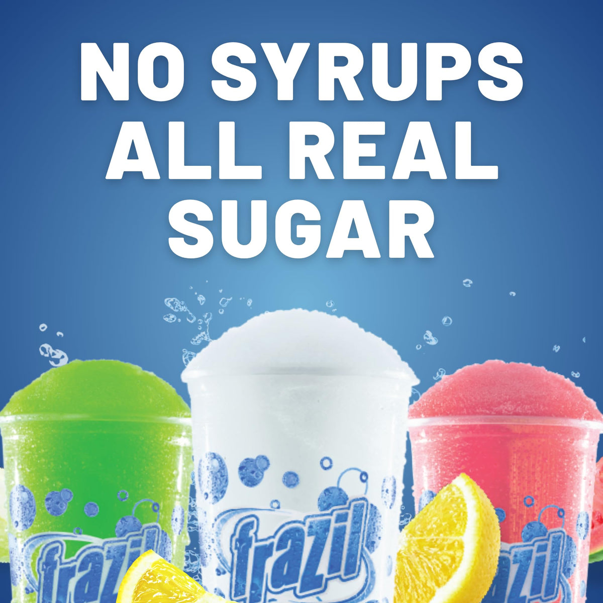 Frazil Green Apple packet delivering tart, refreshing flavor in frozen drinks.