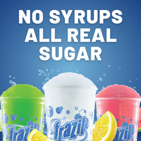 Frazil Green Apple packet delivering tart, refreshing flavor in frozen drinks.