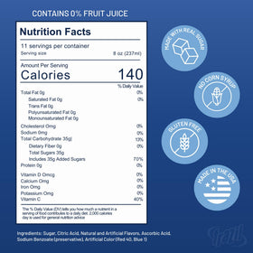 Frazil Lemon Ice packet for zesty citrus slushies.