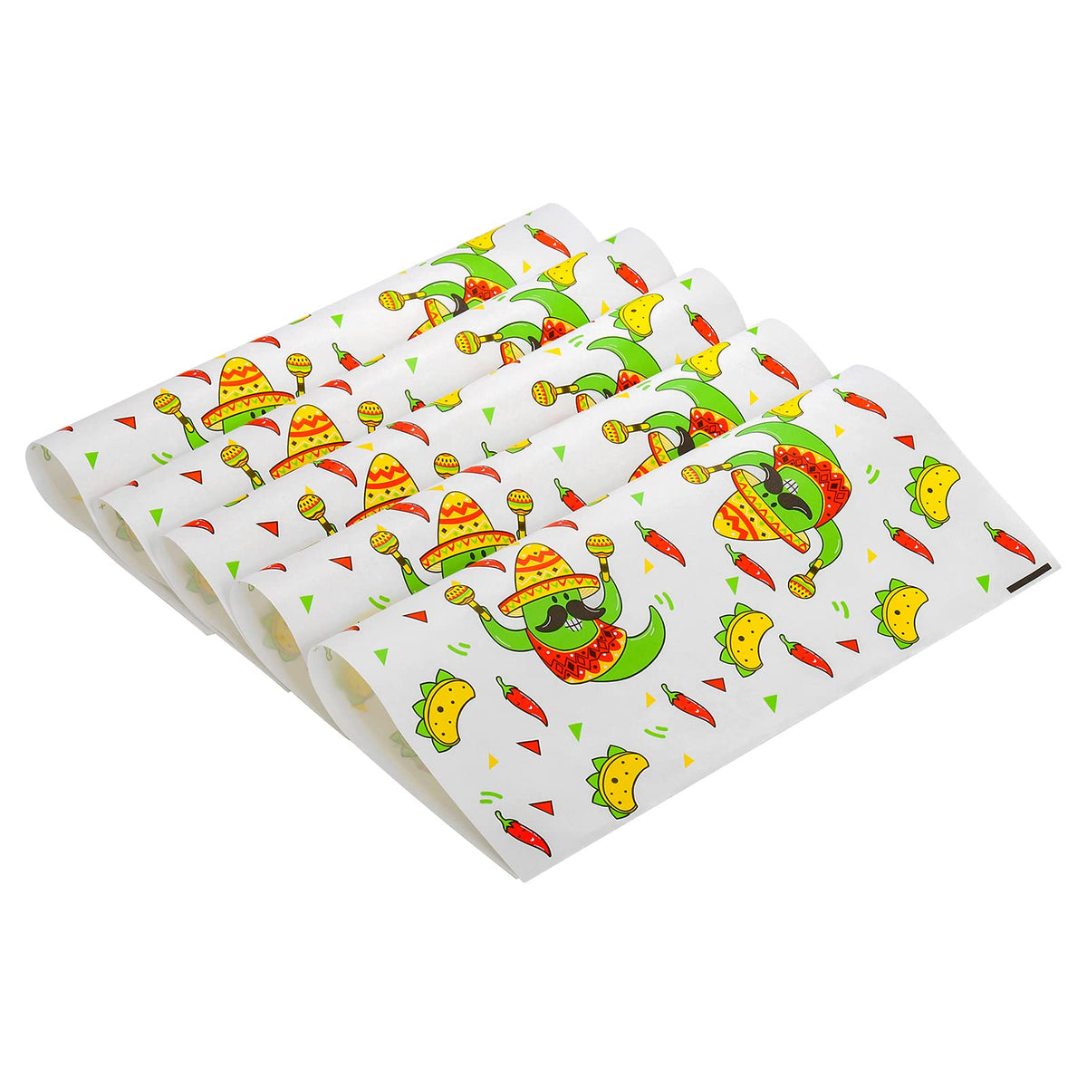 Frcctre burger-wrap deli paper protects hands and minimizes mess