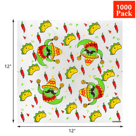Frcctre chili-pattern deli paper adds festive flair and oil-resistant protection
