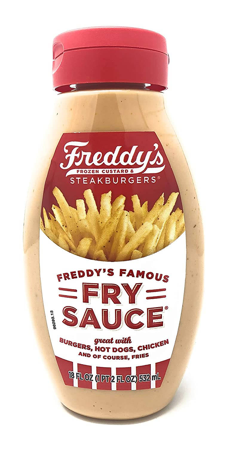 Freddy's Fry Sauce New One Pack bottle ideal for dipping fries and burgers