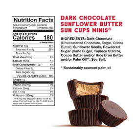 Free 2b Sunflower butter center closeup showing creamy filling