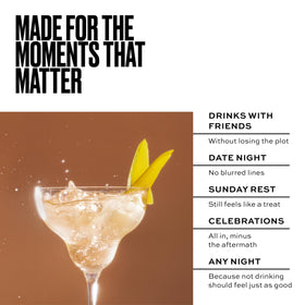 Free AF Margarita Variety Pack label close-up, gluten-free claim visible.