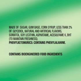 Freedent branding on pack signaling trusted nonstick gum.