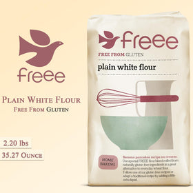 freee gluten-free flour in action for bread dough and home baking